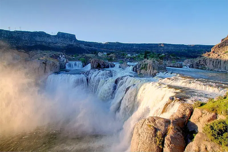 Shoshone Falls waterfall near Twin Falls, Idaho